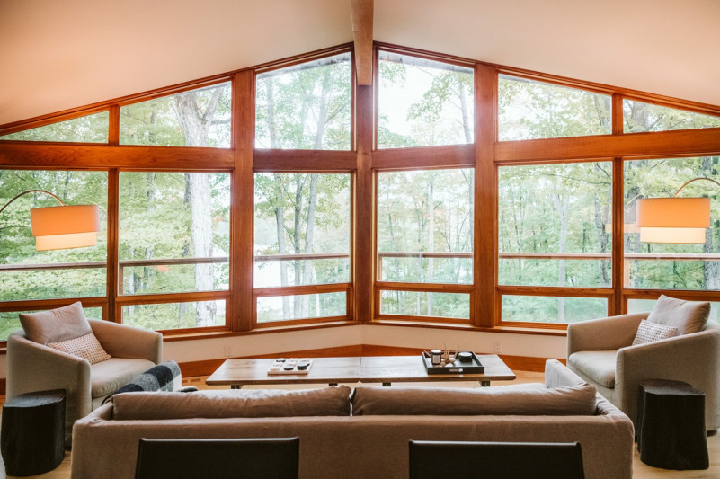 plush74 Foto-Film-Drehort Toronto See Haus Kanada rustikal Wald privat Haus 32