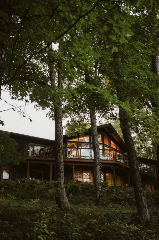 plush74 Foto-Film-Drehort Toronto See Haus Kanada rustikal Wald privat Haus 35