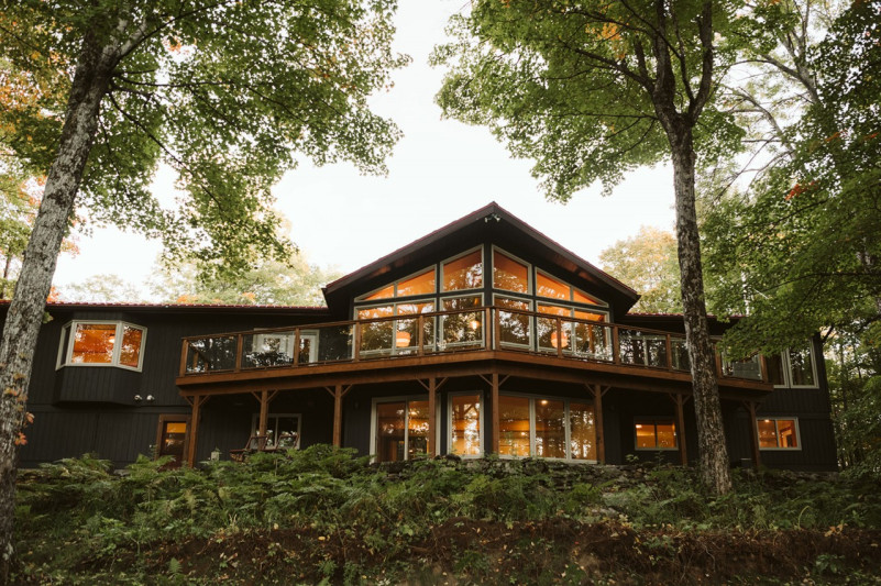 plush74 Foto-Film-Location Toronto See Haus Kanada rustikal Wald privat Haus 40