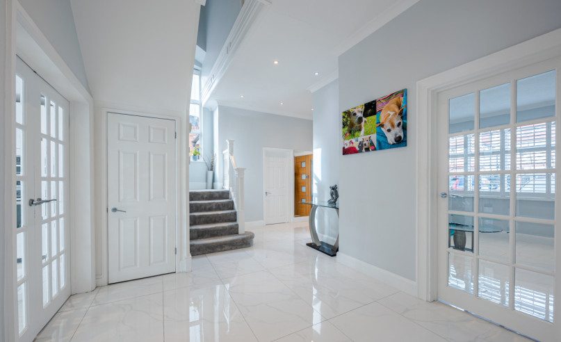 hall de entrada de la casa de los chandos