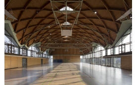 WOOD CANOPY SPORTS HALL BERLIN