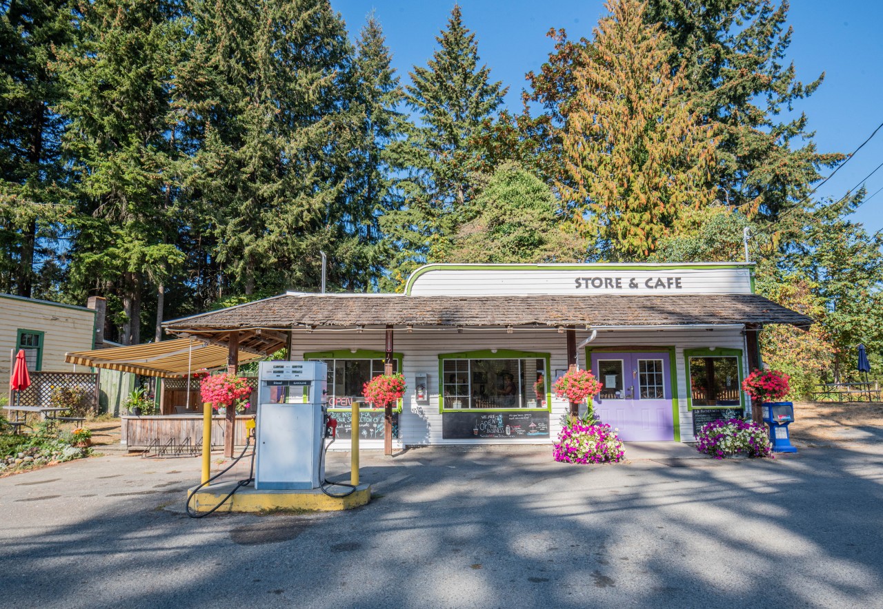 plush74 photo film location vancouver island canada rustic forest cafe store forest 6