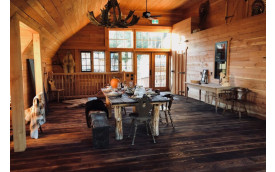 Gelassener Rückzugsort am See in Kanada