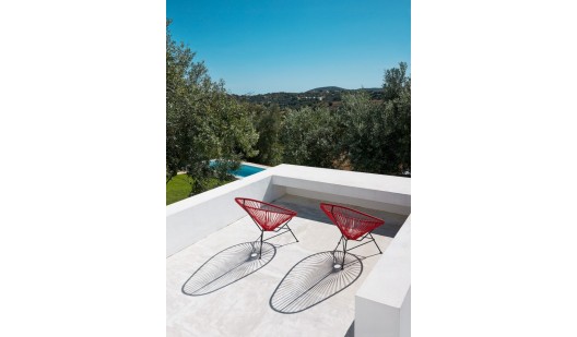 plush74 rental location house pool infinity country minimalistic modern retro vib white portugal 11