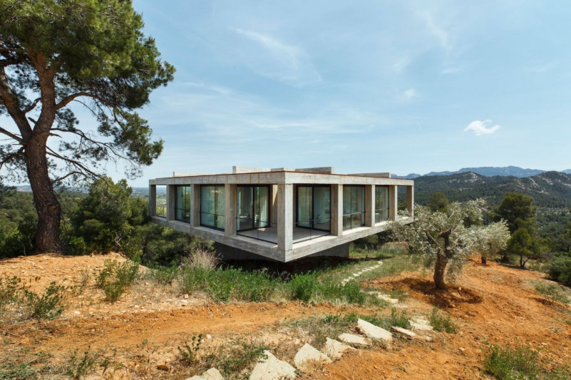 plush74 location foto film architettura conrete natura casa madrid spagna16