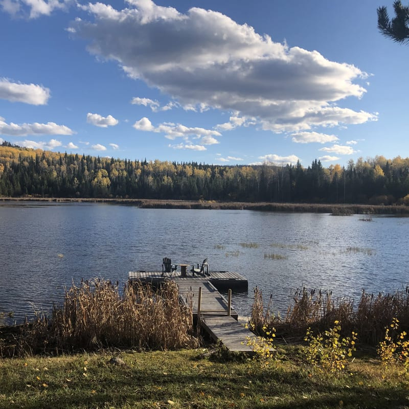 plush74 ruhigen Seeufer Solar Kabinen Rückzug 17