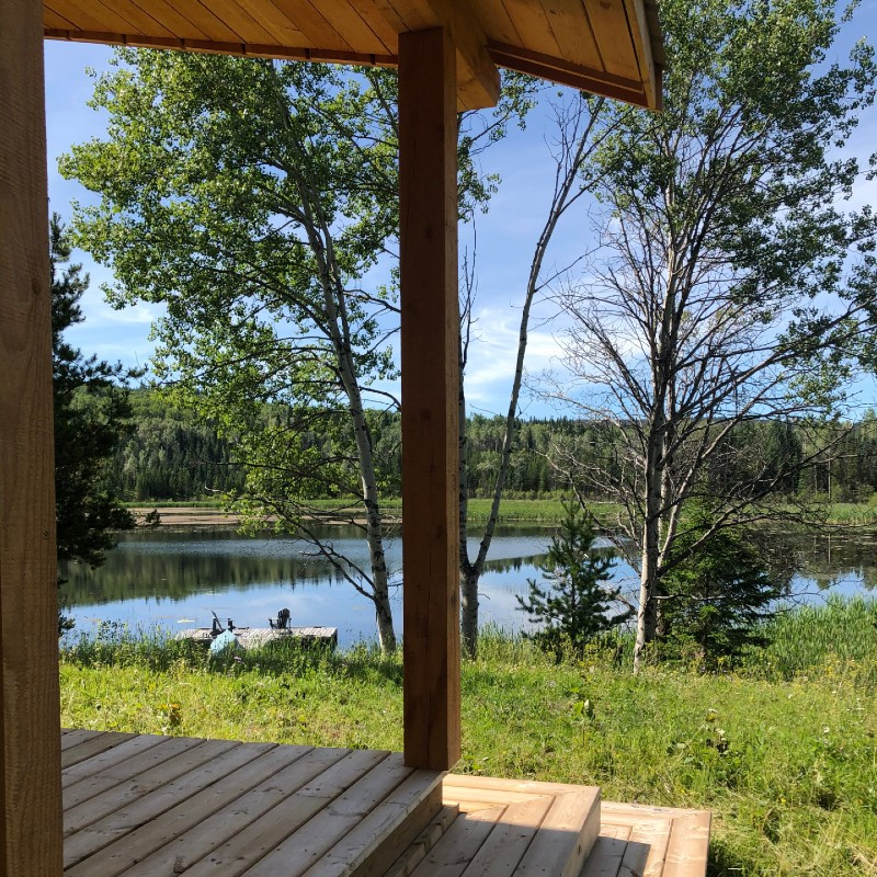 plush74 ruhigen Seeufer Solar Kabinen Rückzug 20