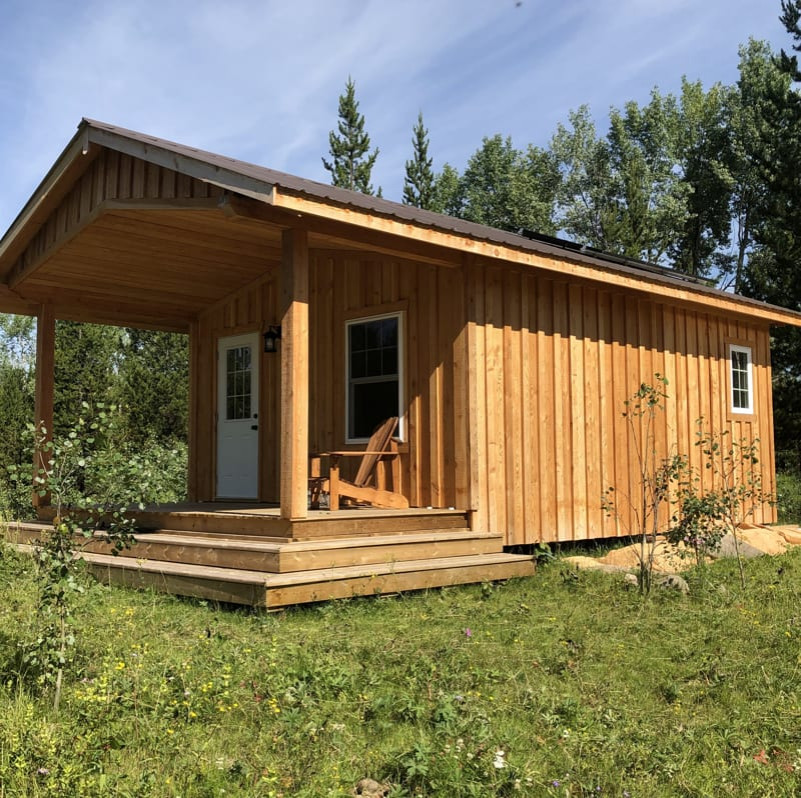 plush74 ruhigen Seeufer Solar Kabinen Rückzug 5