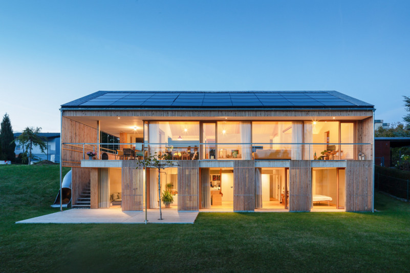 plüsch74 Holz modernes Landhaus 1