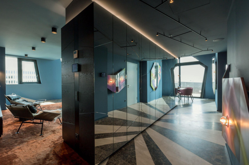 10 zaffiro attico flur corridoio spiegel libeskind mitte attico