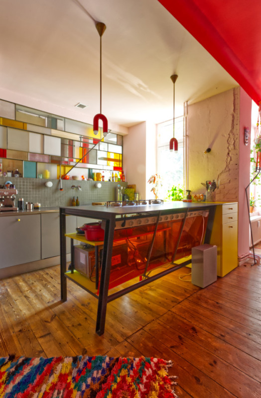 plush 74 colorful playful apartment with bar 71411 17