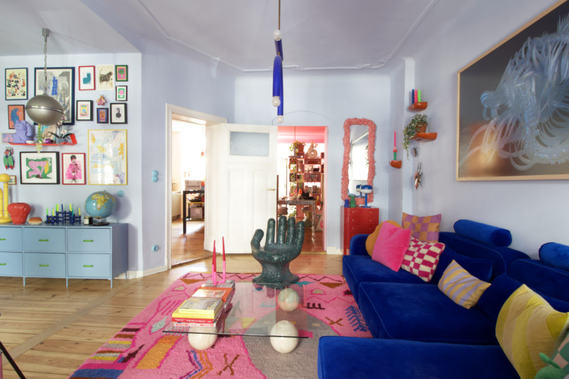 plush 74 colorful playful apartment with bar 71411 18