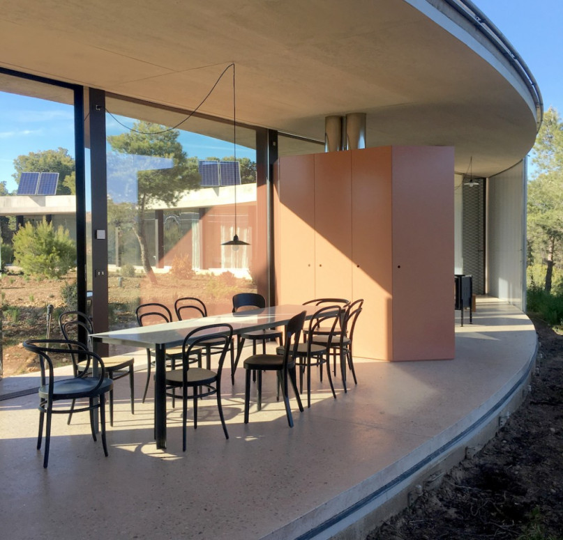 plush74 location photo film architecture conrete nature office madrid spain8