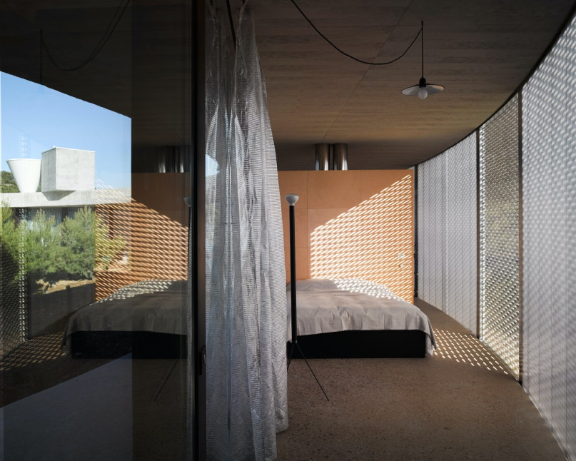 plush74 location photo film architecture conrete nature office madrid spain9