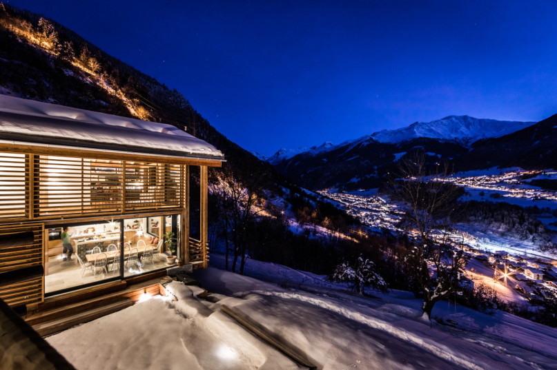 plush74 modern chalet in the swiss alps 1