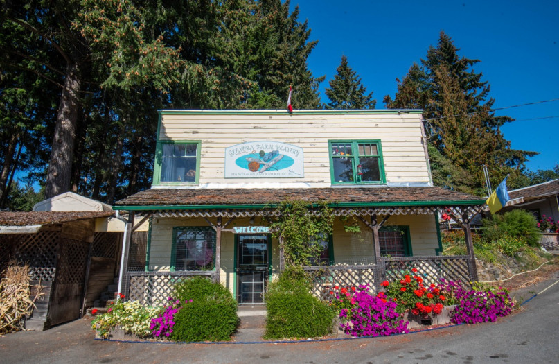 plush74 photo film location vancouver island canada rustic forest cafe store forest 4