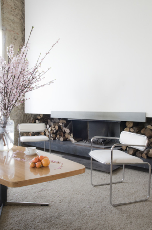 wohnzimmer der kamin copyright von marco pinarelli 2009