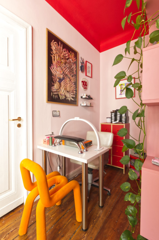 plush 74 colorful playful apartment with bar 71411 14