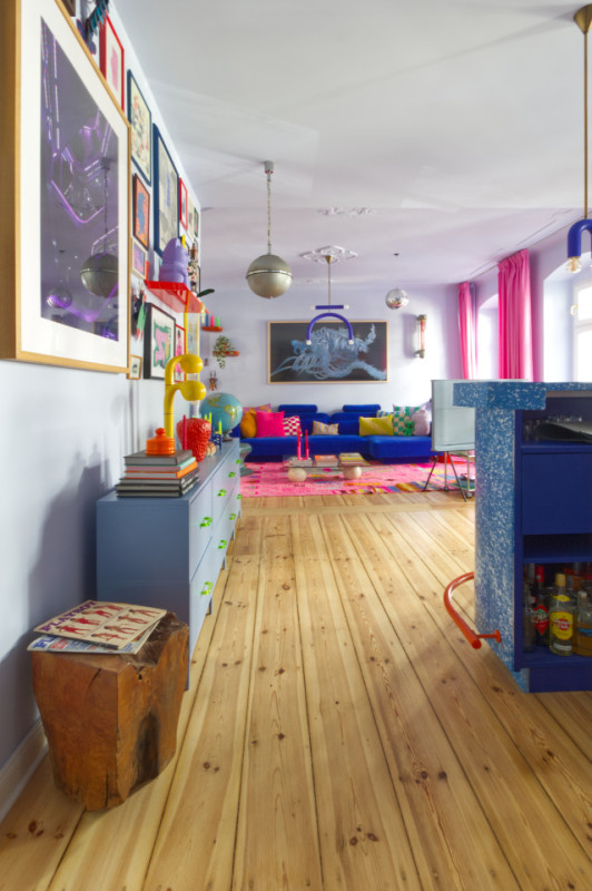plush 74 colorful playful apartment with bar 71411 7