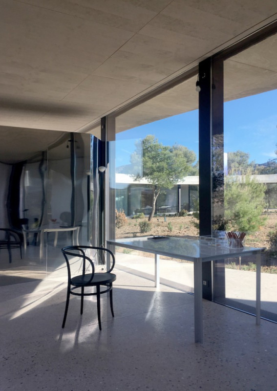 plush74 location photo film architecture conrete nature office madrid spain17