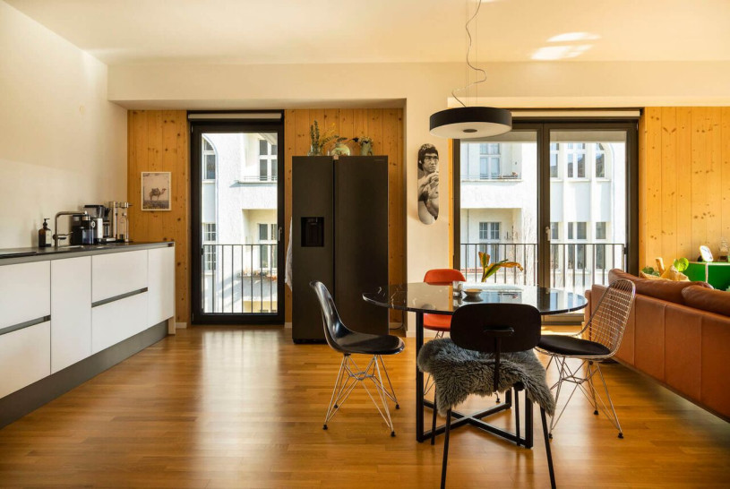 plush74 location photo film berlin event location berlin apartment wood4