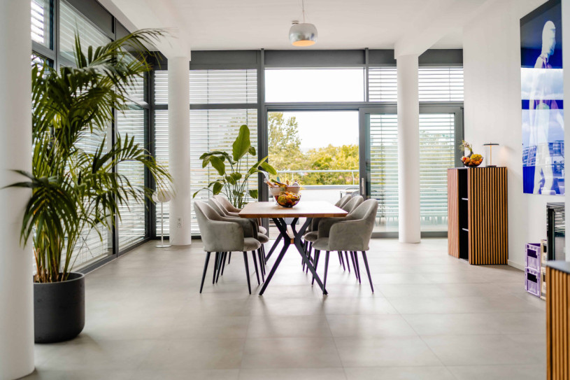 felpa74 loft moderno en la azotea 9