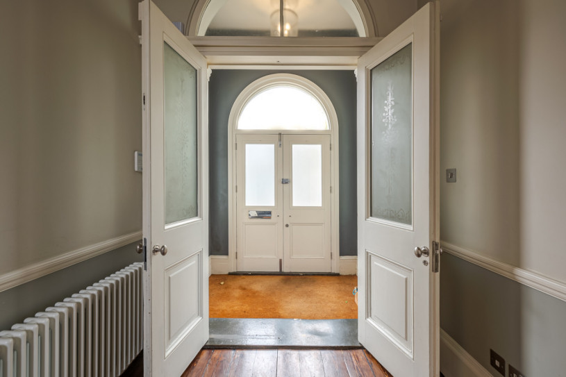 west huis voordeur van binnen