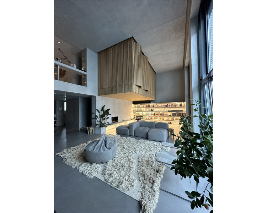 Floating Wood Apartment